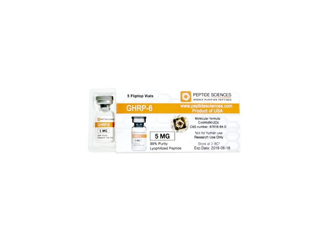 Foto 2 - GHRP 6 5 mg Peptide Sciences