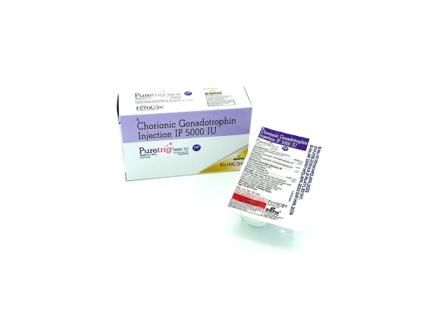 Foto 1 - Choriongonadotropin-Injektion IP 5000 IU Puretrig