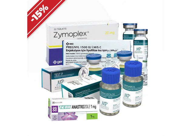 Foto 1 - Ein Kurs zur Steigerung der Stärke und zum Aufbau schlanker Muskelmasse. Methandrostenolon + Testosteron