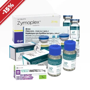 Ein Kurs zur Steigerung der Stärke und zum Aufbau schlanker Muskelmasse. Methandrostenolon + Testosteron