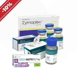 Trocknungskurs. Winstrol + Testosteron + Tamoxifen