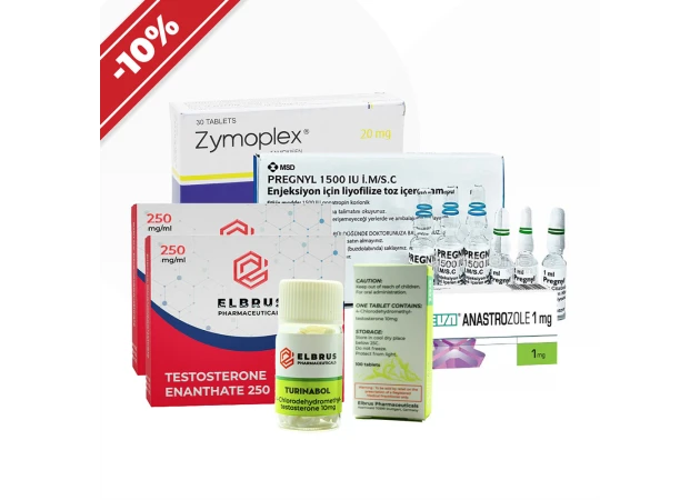 Foto 1 - Langer Kurs zum Muskelaufbau. Turinabol + Testosteron