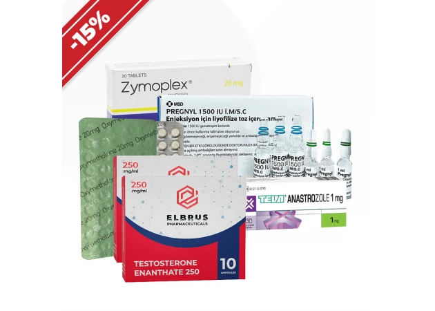 Foto 1 - Langzeitkurs zum Muskelaufbau. Anapolone + Testosteron