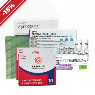 Langzeitkurs zum Muskelaufbau. Anapolone + Testosteron