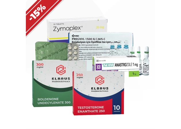Foto 1 - Ein langer Kurs zum Muskelaufbau. Anapolone + Boldenone oder Primobolan