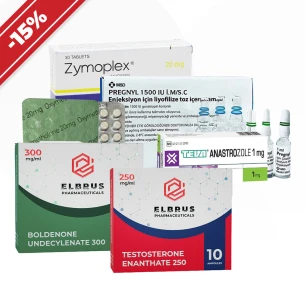 Ein langer Kurs zum Muskelaufbau. Anapolone + Boldenone oder Primobolan