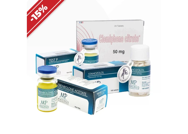 Foto 1 - Ein Trocknungskurs: Erfahren. Testosteronpropionat + Trenbolonacetat + Stanozolol