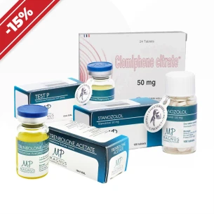 Ein Trocknungskurs: Erfahren. Testosteronpropionat + Trenbolonacetat + Stanozolol