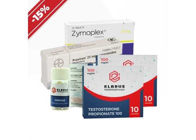 Foto 1 - Kraftkurs: Anfänger. Testosteronpropionat + Oxandrolon + Mesterolon