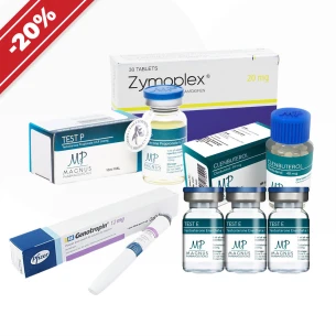 Kurs für Kraft: Experte. Dexamethason, Wachstumshormon, Insulin, Testosteronenanthat, Testosteronpropionat, Drostanolon und Clenbuterol