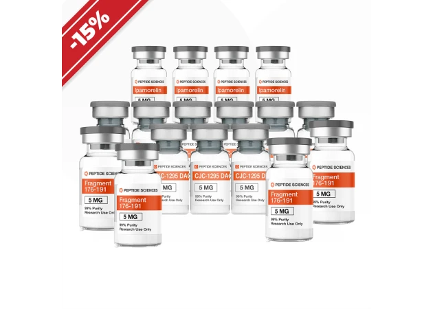 Foto 1 - Peptidkurs: für schlanke Masse. HGH Frag (176-191) + CJC-1295 + Ipamorelin