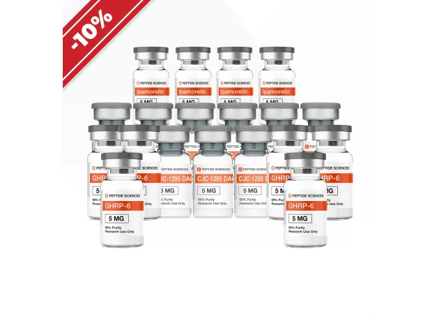 Foto 1 - Peptidkurs: für Kraft und Masse. GHRP-6 + CJC-1295 + Ipamorelin