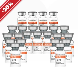 Peptidkurs: pro Behandlung. TB-500 + CJC-1295 + Ipamorelin
