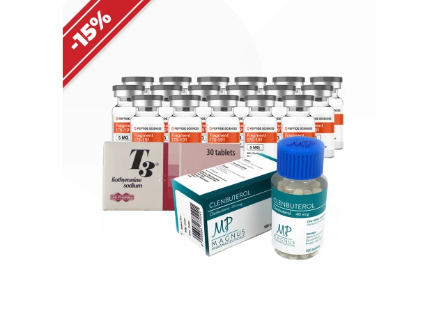 Foto 1 - Trocknungskurs. Geptide + Cytomel + Clenbuterol