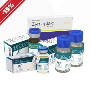 Kurzer Kurs zum Erwerb schlanker Muskelmasse. Turinabol + Testosteron + Boldenon