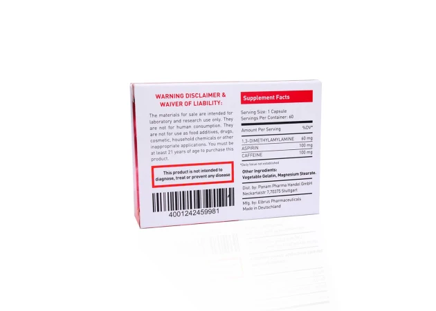 Foto 3 - DMAA+ 60 mg Elbrus Pharmaceuticals